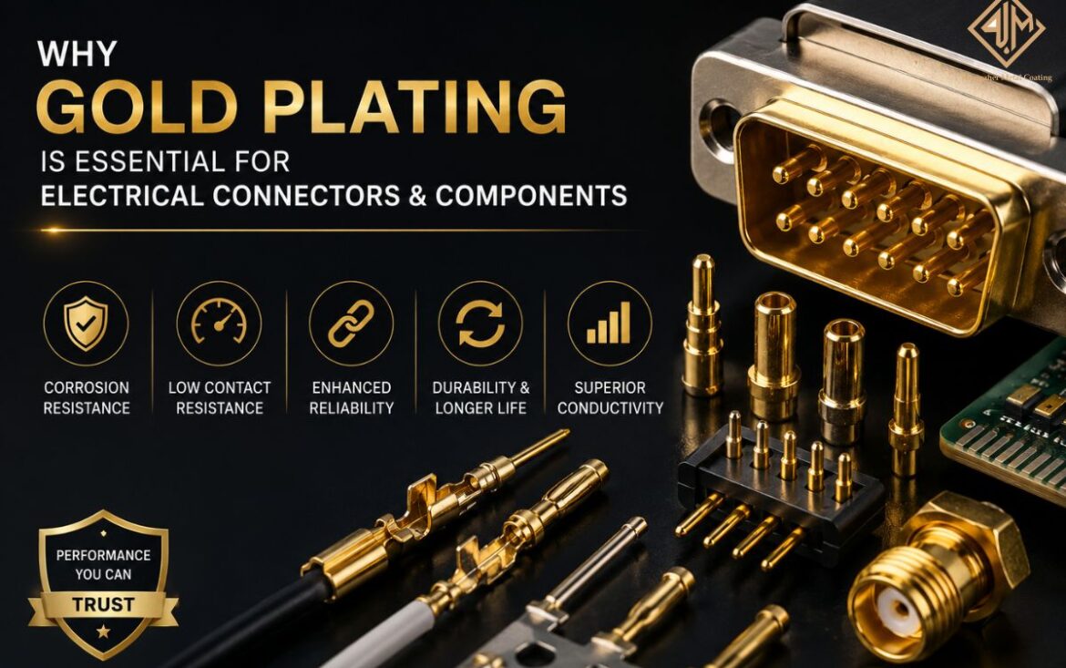 Why Gold Plating is Essential for Electrical Connectors & Components