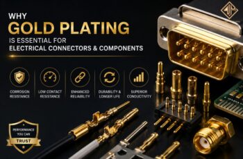 Why Gold Plating is Essential for Electrical Connectors & Components