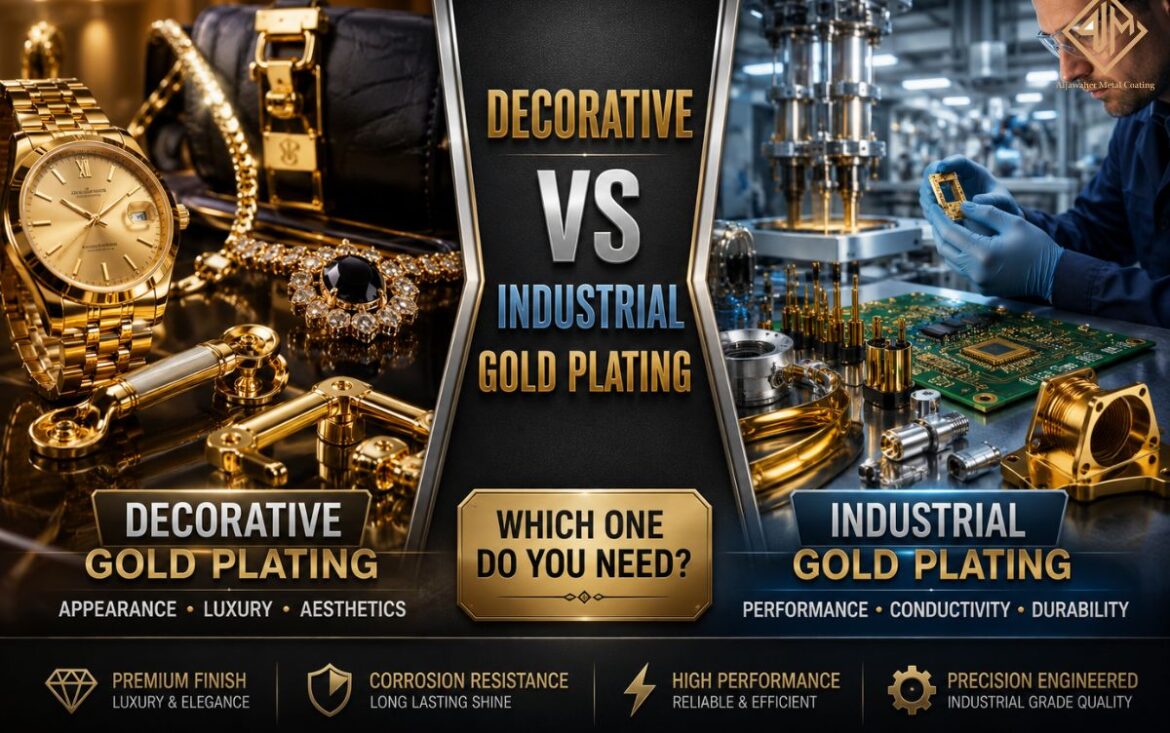 Decorative vs Industrial Gold Plating: Which One Do You Need