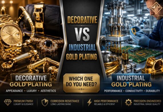 Decorative vs Industrial Gold Plating: Which One Do You Need?