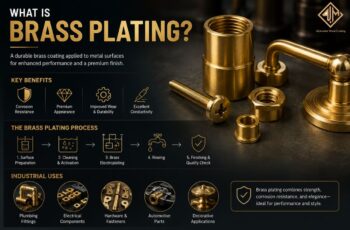 What Is Brass Plating? Benefits, Process, and Industrial Uses