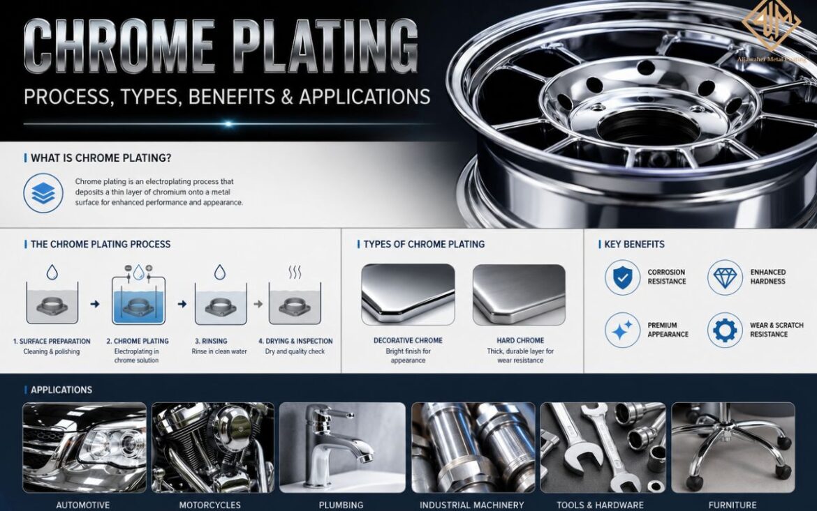 What Is Chrome Plating? Process, Types, Benefits, and Applications