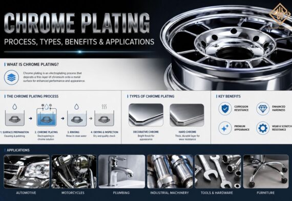 What Is Chrome Plating? Process, Types, Benefits, and Applications