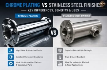 Chrome Plating vs Stainless Steel Finishes: Key Differences, Benefits & Uses