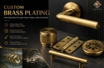 Custom Brass Plating for Decorative and Functional Applications