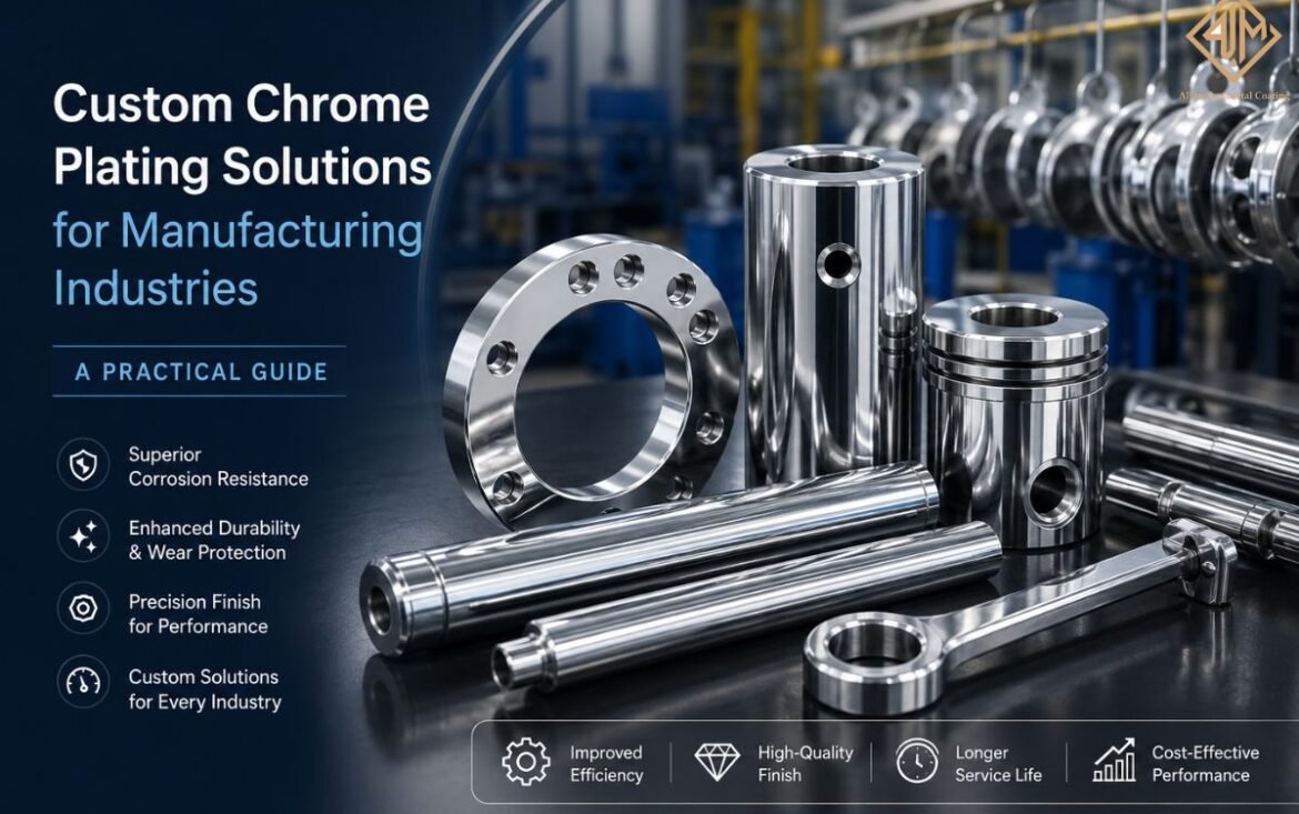 Custom Chrome Plating Solutions for Manufacturing Industries: A Practical Guide