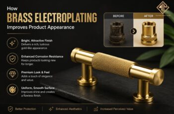 How Brass Electroplating Improves Product Appearance