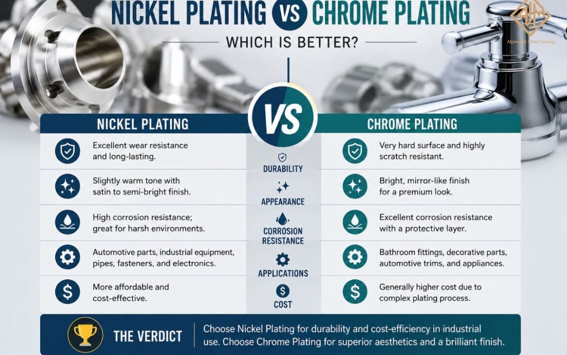 Nickel Plating vs Chrome Plating: Which Is Better