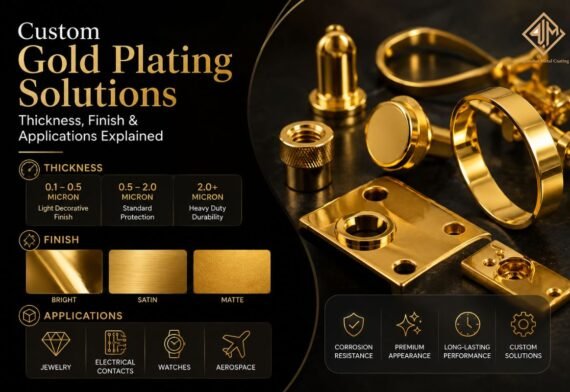 Custom Gold Plating Solutions: Thickness, Finish & Applications Explained