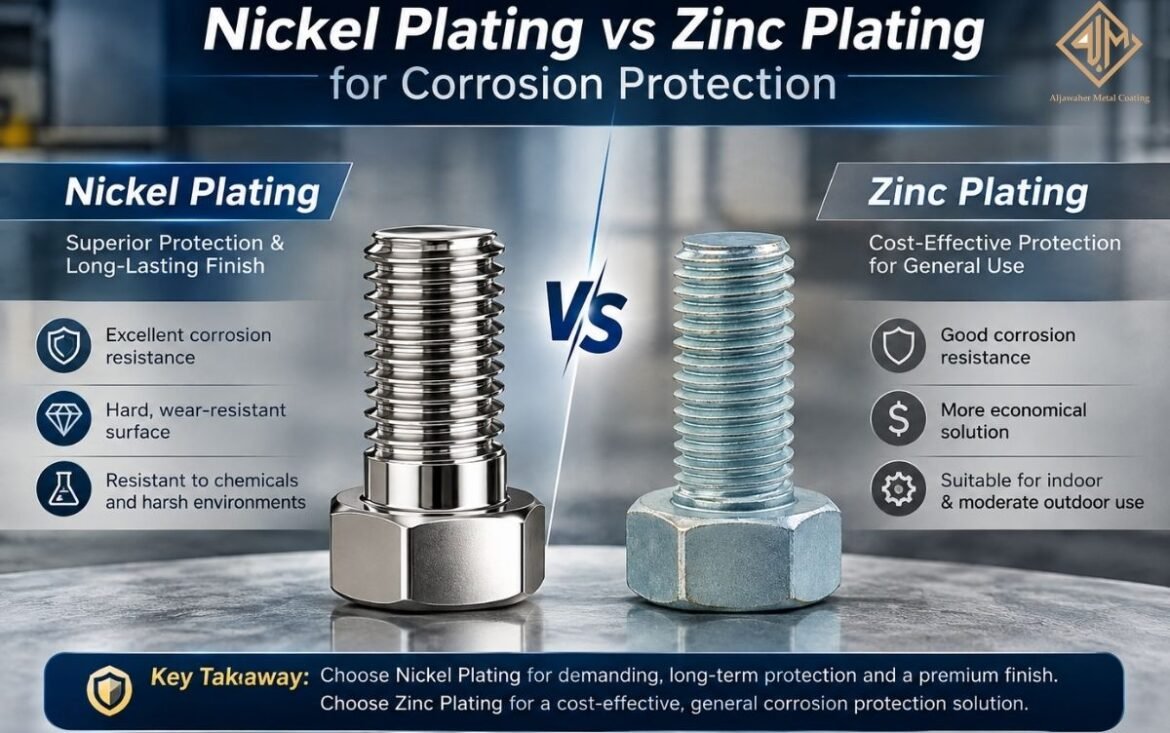 Nickel Plating vs Zinc Plating for Corrosion Protection