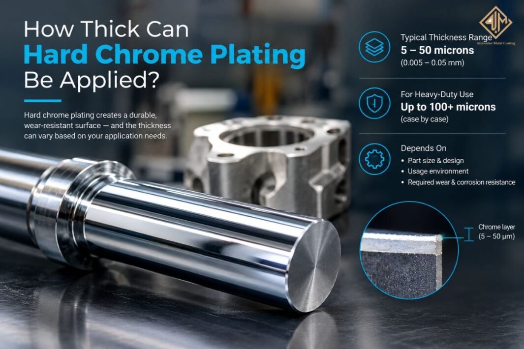 How Thick Can Hard Chrome Plating Be Applied