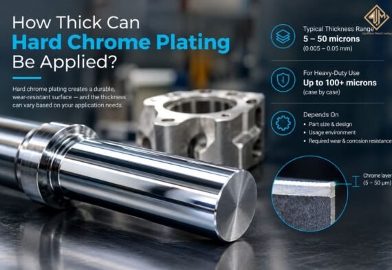 How Thick Can Hard Chrome Plating Be Applied?