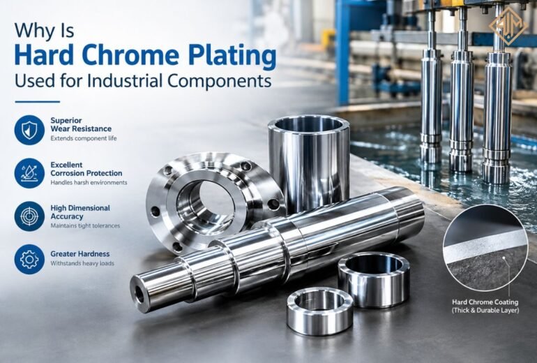 Why Is Hard Chrome Plating Used for Industrial Components
